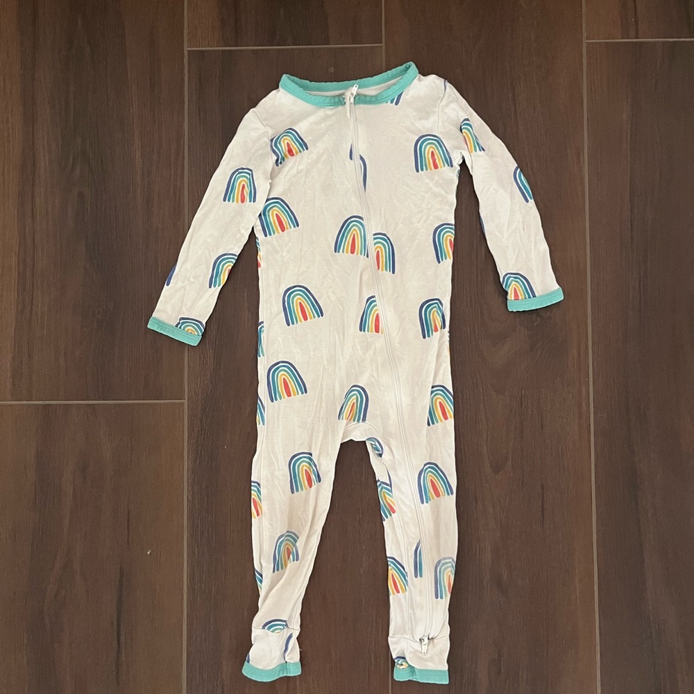 Rainbow Print Kids One Piece